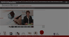 Desktop Screenshot of ensinger-metzger.de